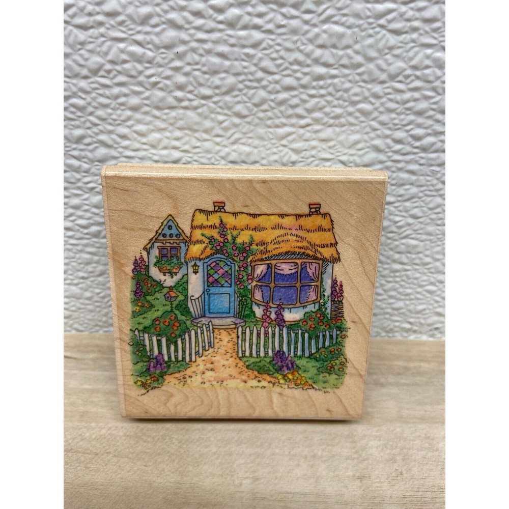 1996 Stampendous Grandmas Cottge Wood Mounted Rubber Stamp